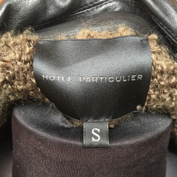 Hôtel Particulier Knit Vest /Faux Leather Trim - Picture 8 of 8